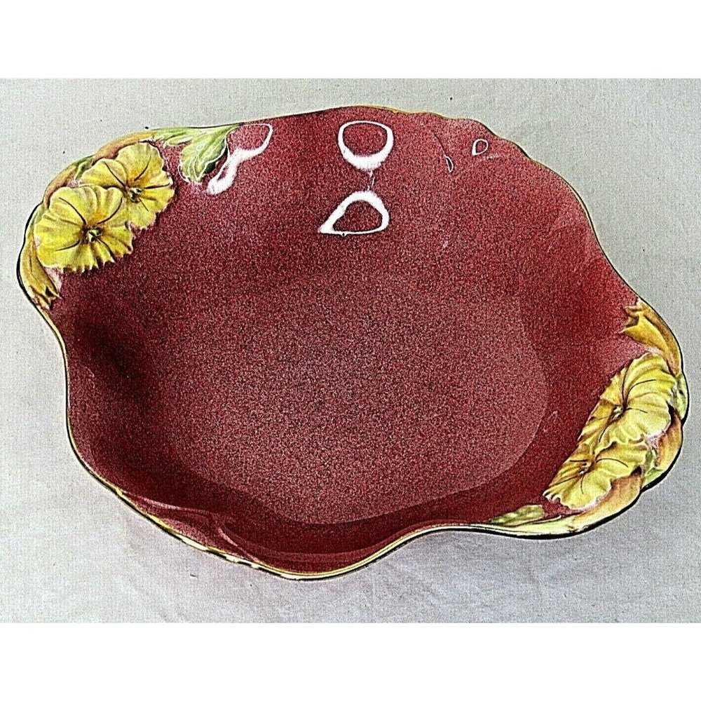 Vintage Royal Winton Grimwades Serving Bowl Vegetable Petunia Pink Floral